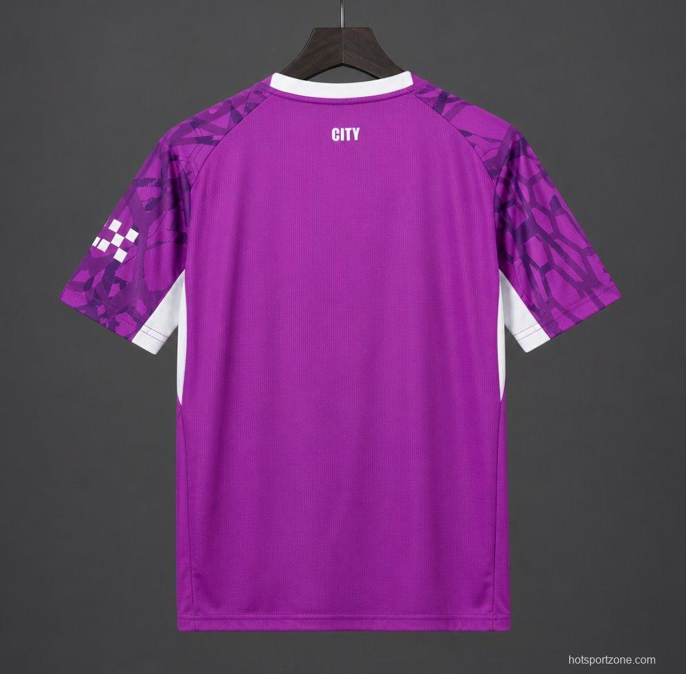 26/27 Manchester City Goalkeeper Electric Orchid Jersey