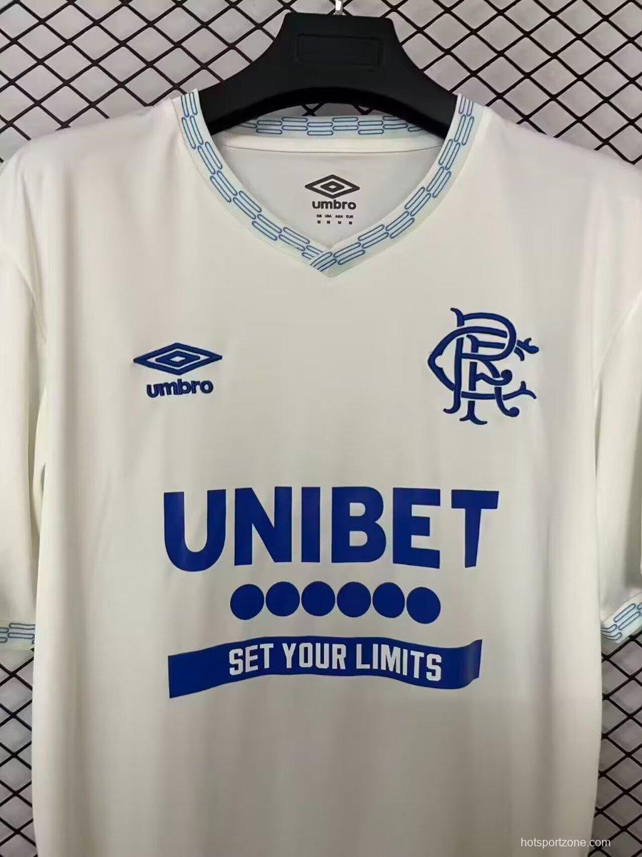 26/27 Glasgow Rangers Away White Jersey