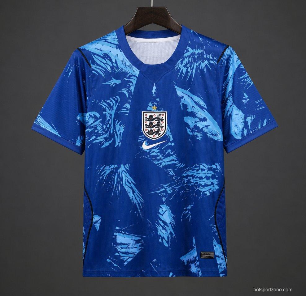 2026 England Blue Goalkeeper Jersey