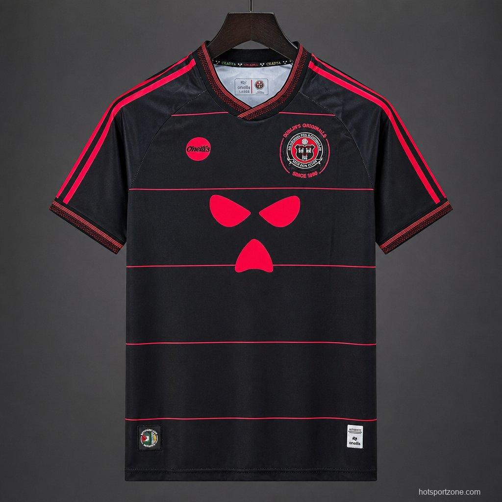 26/27 Bohemian FC x Kneecap Alternative Black Jersey
