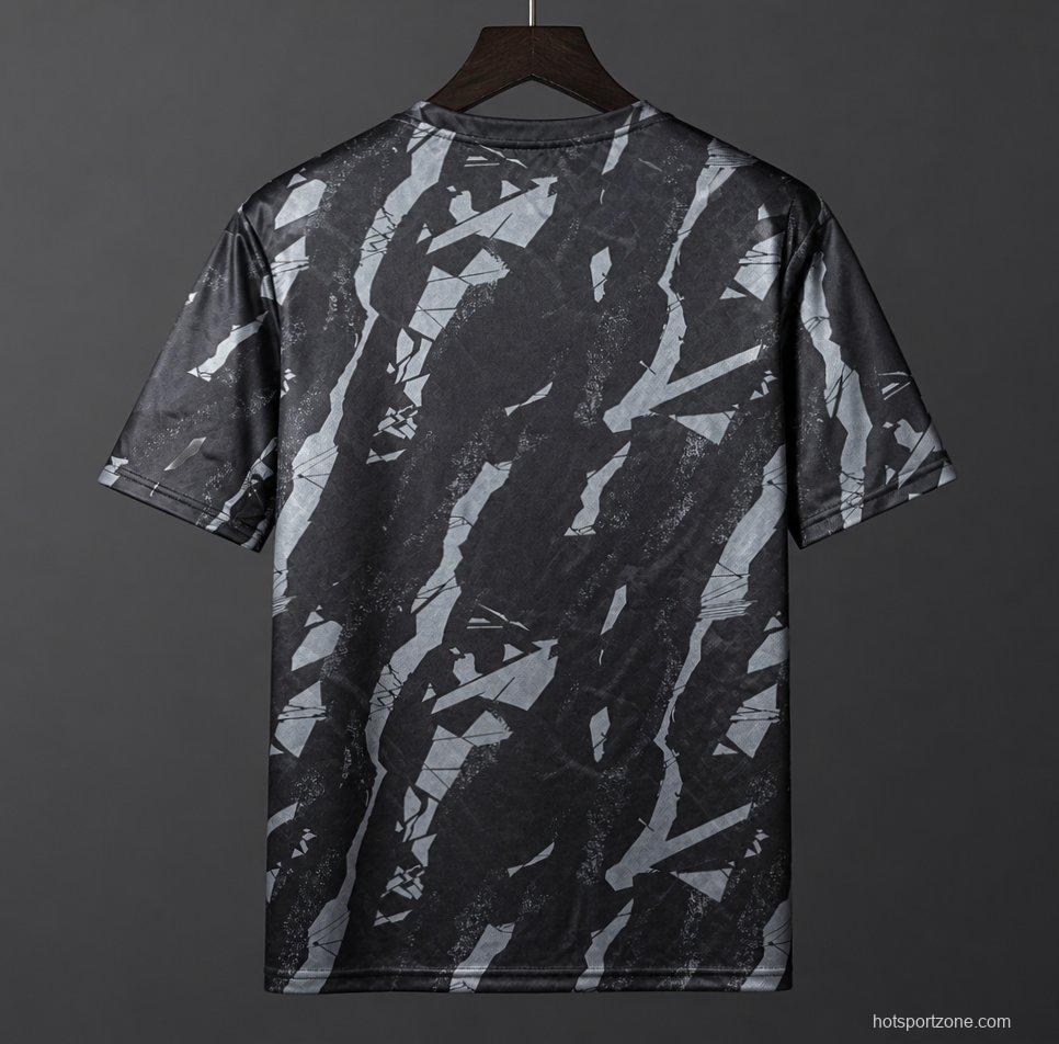 26/27 Olimpia Black with Abstract Camo Pattern Training Jersey