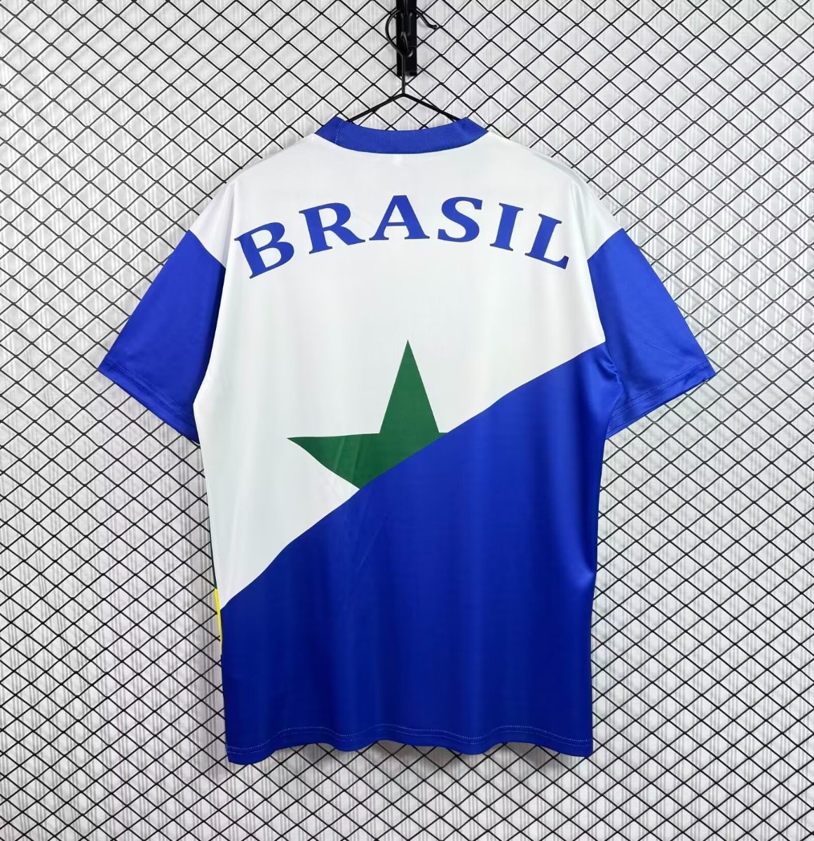 Retro1994 Brazil Blue Green Yellow Training Jersey