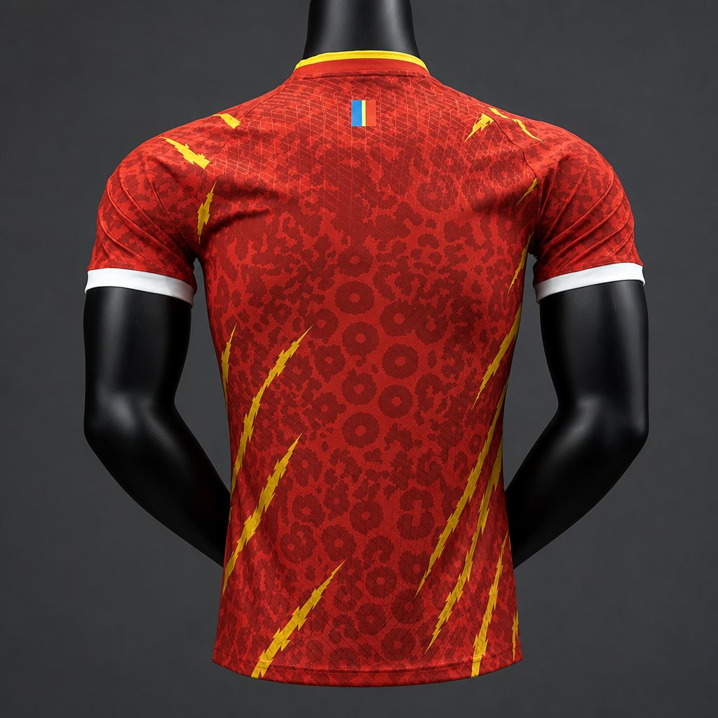Player Version 2026 Congo Third Red Jersey