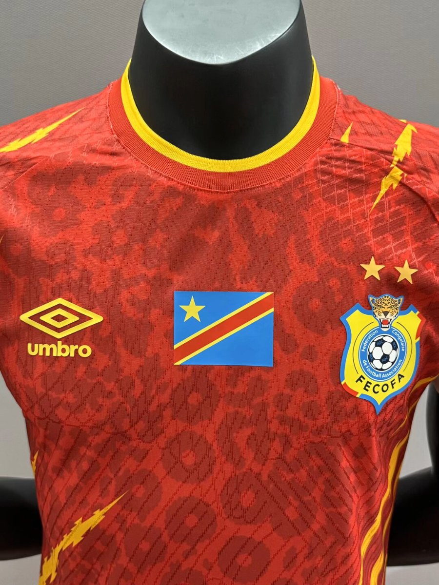 Player Version 2026 Congo Third Red Jersey
