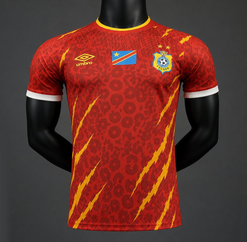 Player Version 2026 Congo Third Red Jersey