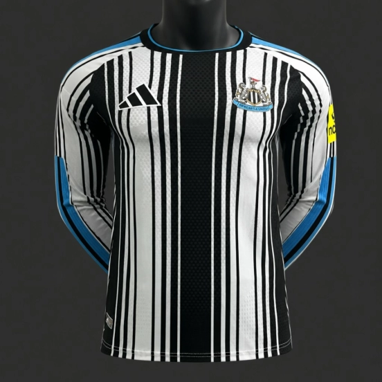 Player Version 26/27 Newcastle United Home Black White Long Sleeve Jersey