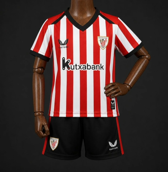 26/27 Kids Athletic Bilbao Home Jersey