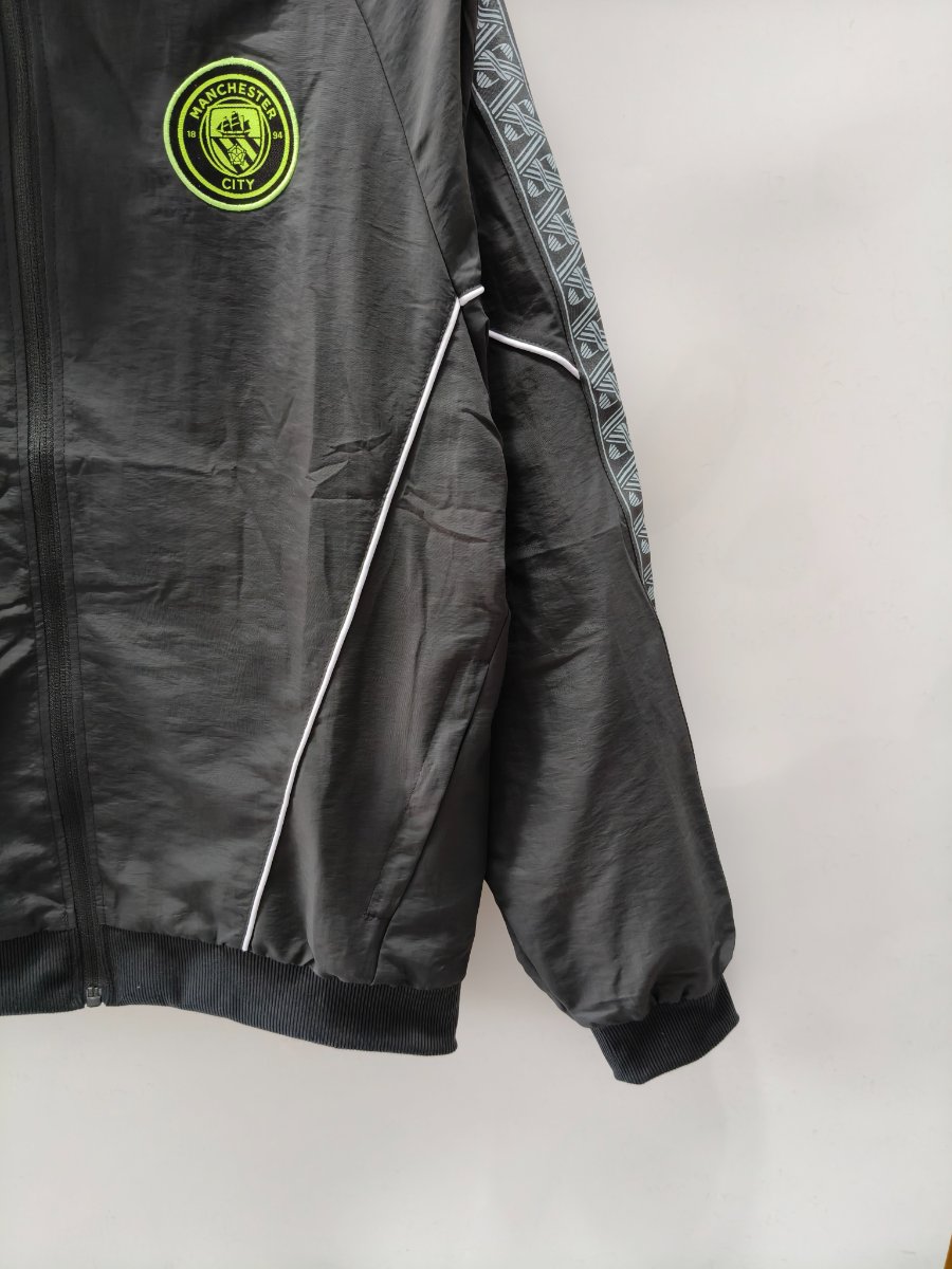 26/27 Manchester City x KING Dark Grey Windbreaker Jacket
