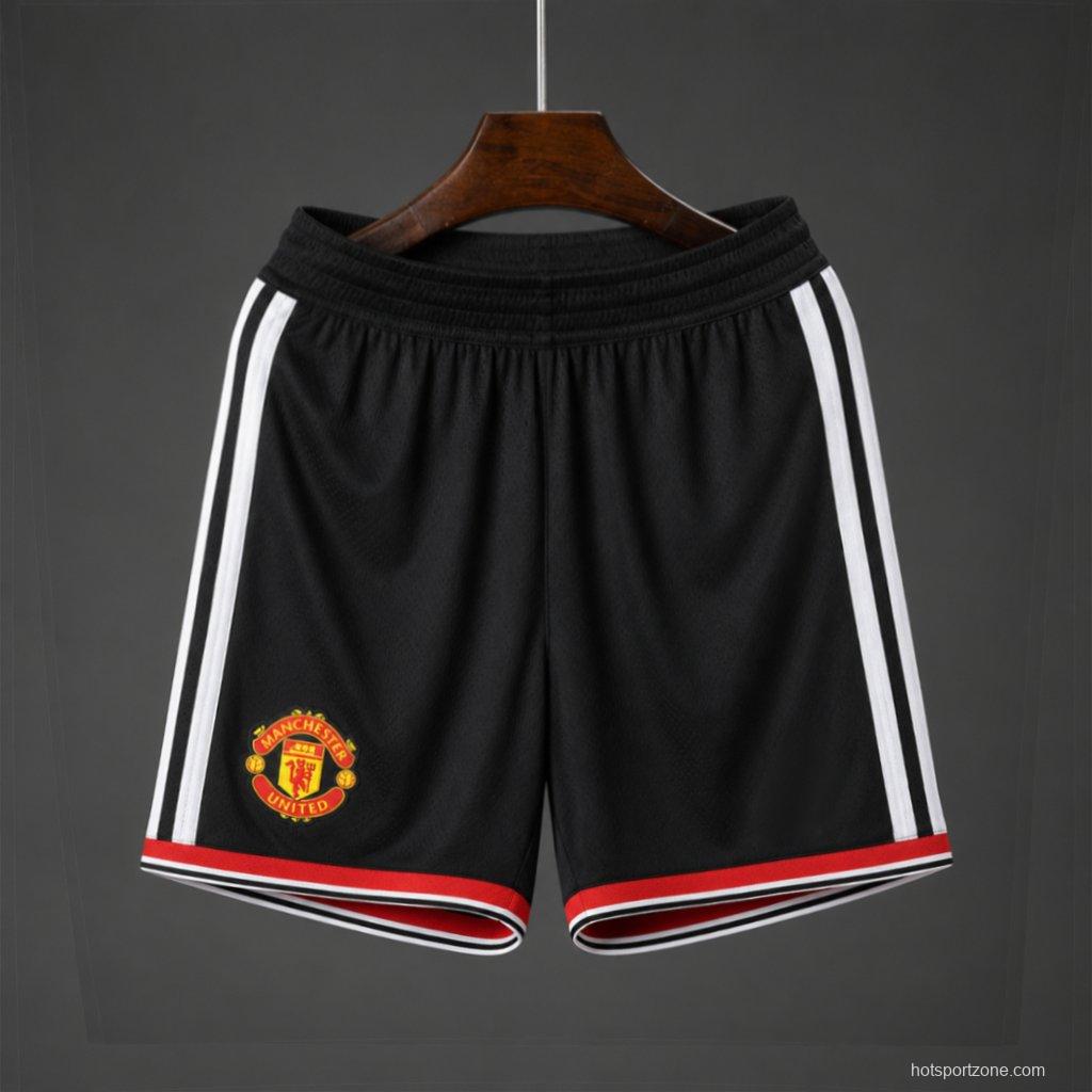 Player Version 26/27 Manchester United Away Black Shorts