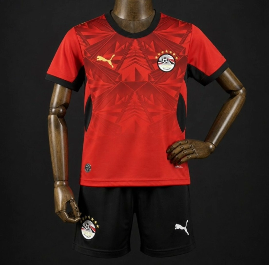 2026 Kids Egypt World Cup Home Kit
