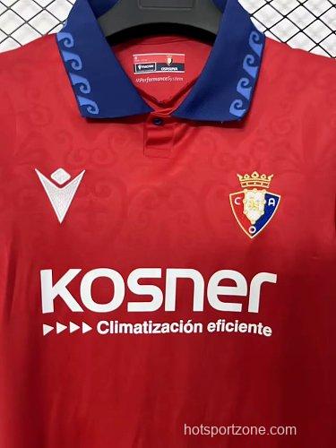 26/27 CA Osa home Red  jersey