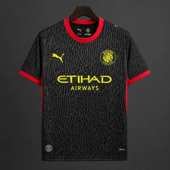 26/27 Girona Away Black Jersey