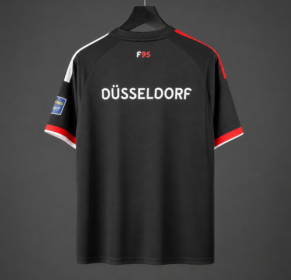 26/27 Fortuna Düsseldorf  Third Black Jersey