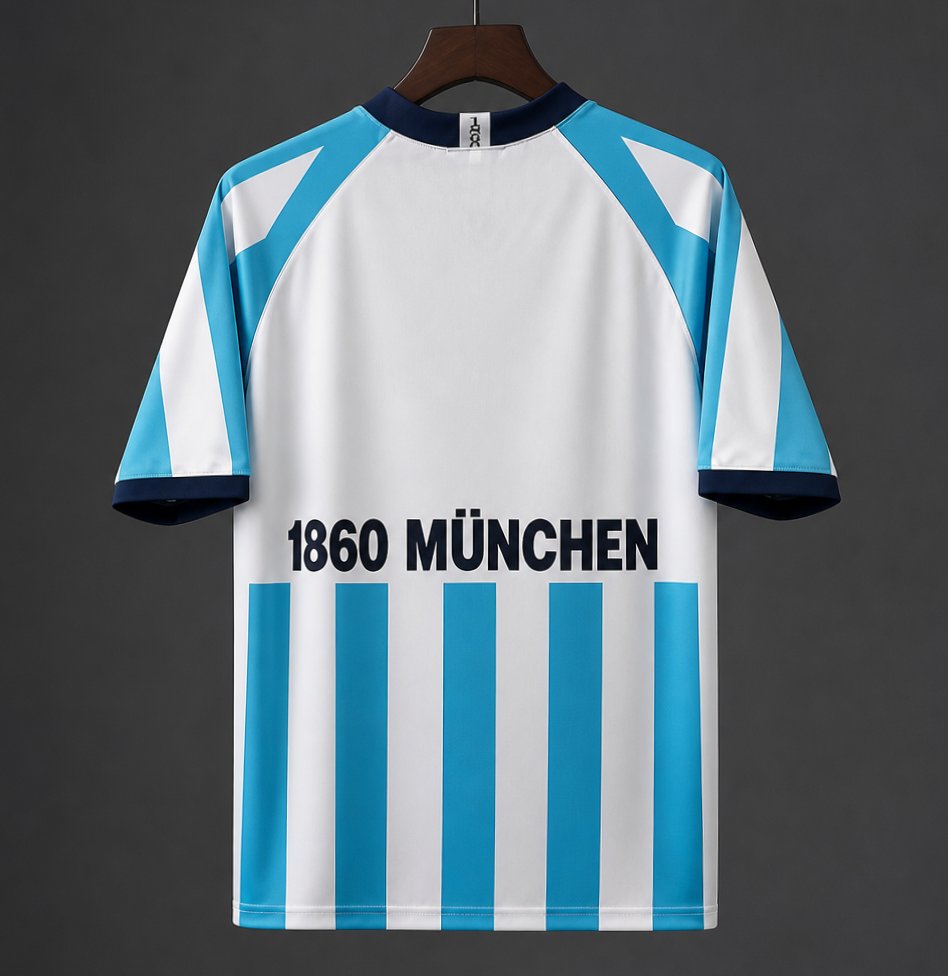 Retro 1996/97 TSV 1860 Munich Home Blue & White Jersey