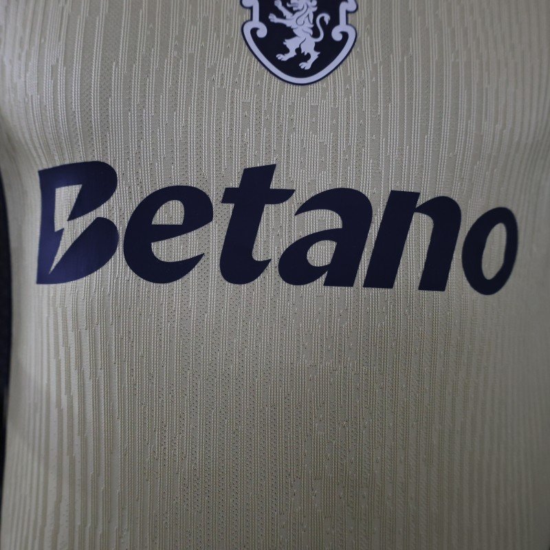 Player Version 26/27 Sporting CP Away Gold Jersey