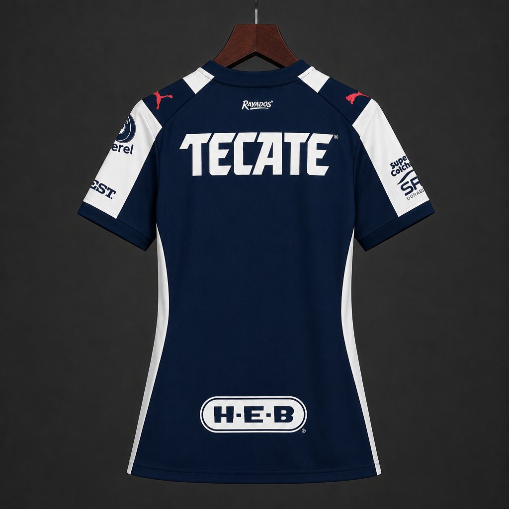 26/27 Women Rayados Monterrey Home Navy Jersey
