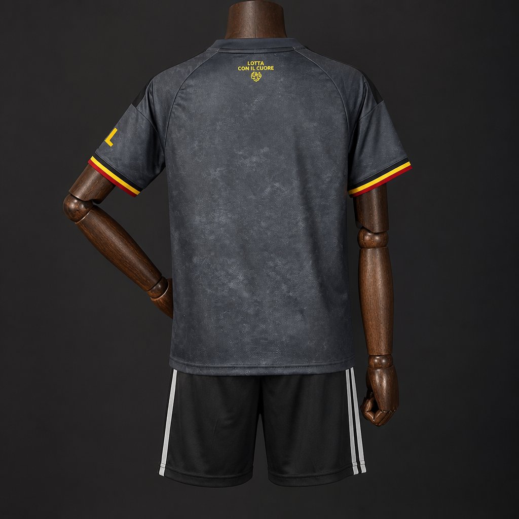 26/27 Kids Roma Third Dark Grey Jersey