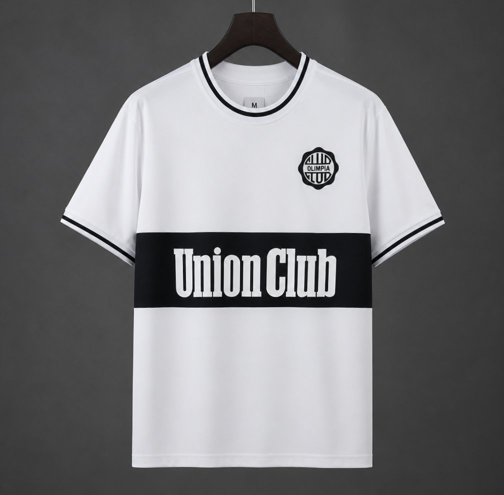 Retro 84/85 Club Olimpia Home White Jersey