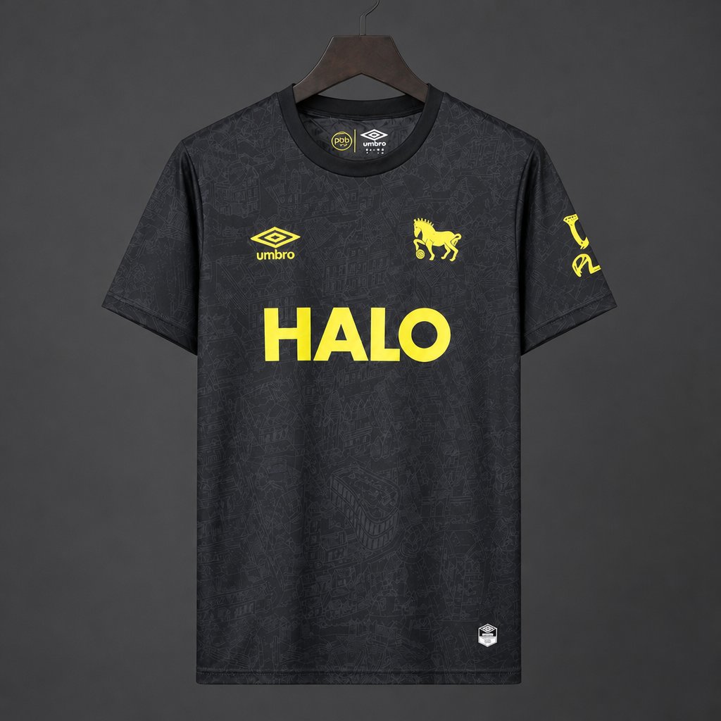 26/27  Ipswich Town Third Black Jersey