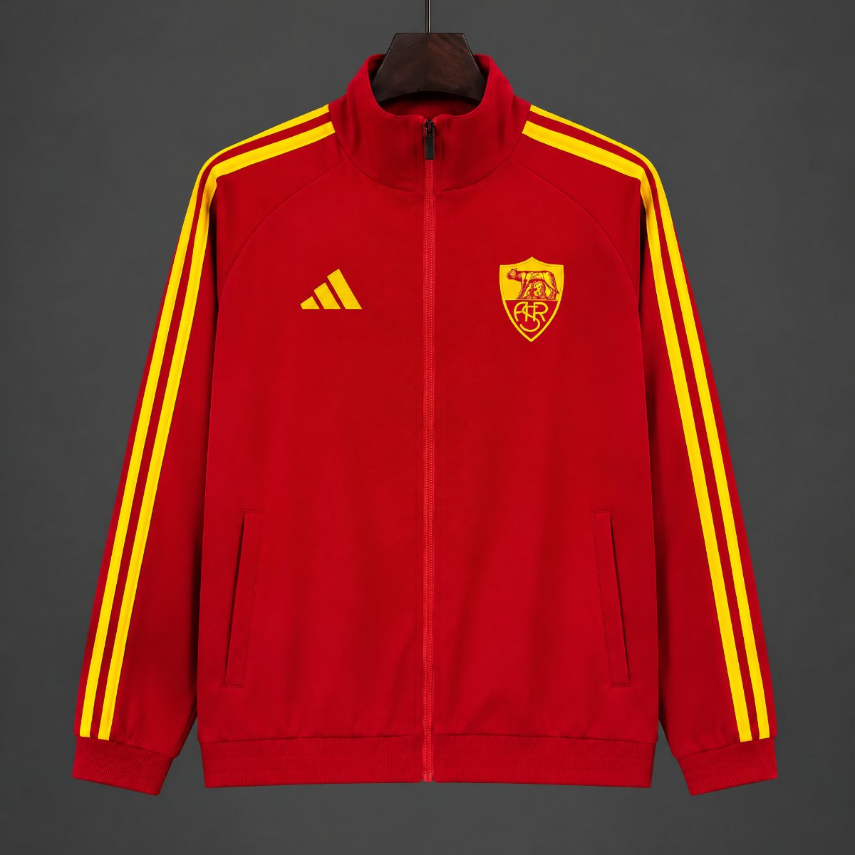 26/27 AS Roma Red Full Zipper Jacket